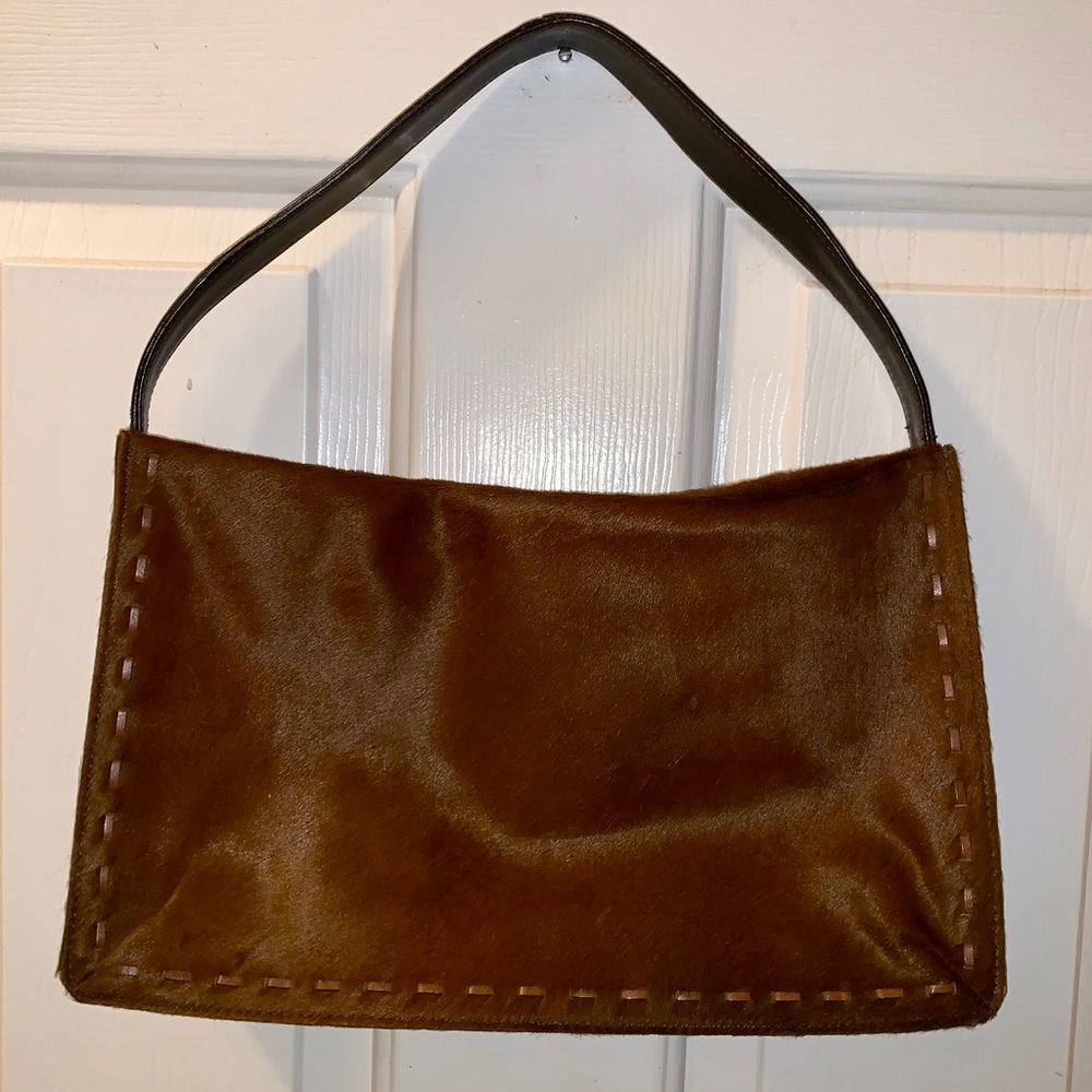 Coach Cow Hide Leather Shoulder Bag •vintage•